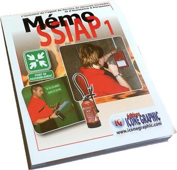 Couverture du livre « Mémo SSIAP1 » de  aux éditions Icone Graphic