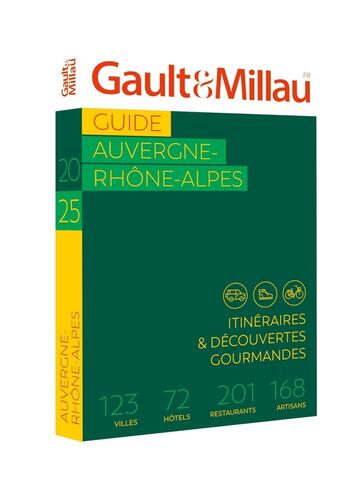 Couverture du livre « Guide AuvergneRhôneAlpes 2025 » de Gaultetmillau aux éditions Gault&millau