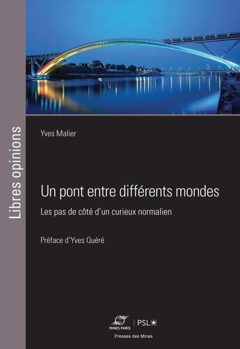 Couverture du livre « Un pont vers d'autres mondes : Les pas de côté d'un curieux normalien » de Yves Malier aux éditions Presses De L'ecole Des Mines