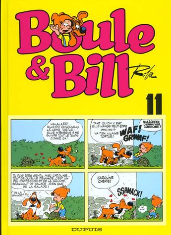 Couverture du livre « Boule & Bill Tome 11 » de Jean Roba aux éditions Dupuis