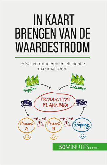 Couverture du livre « In kaart brengen van de waardestroom : Afval verminderen en efficiëntie maximaliseren » de Johann Dumser aux éditions 50minutes.com