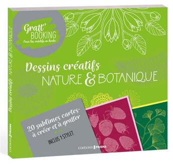 Couverture du livre « Dessins créatifs ; nature & botanique » de  aux éditions Prisma