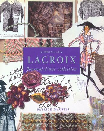 Couverture du livre « Christian lacroix journal d'une collection » de Patrick Mauries aux éditions Thames And Hudson
