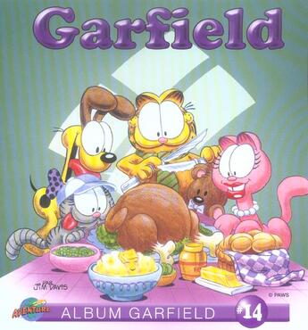 Couverture du livre « Garfield t.14 » de Jim Davis aux éditions Presses Aventure