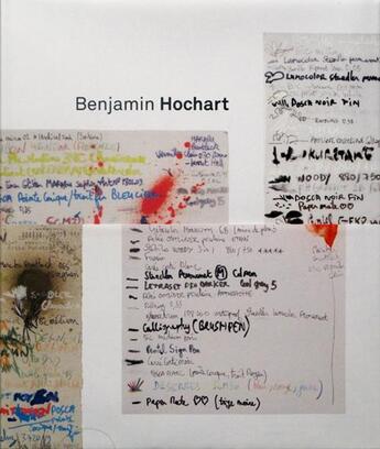 Couverture du livre « Benjamin hochart » de Benjamin Hochart aux éditions Adera