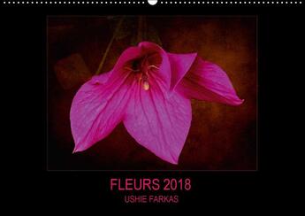 Couverture du livre « Fleurs 2018 fr version calendrier mural 2018 din a2 horizont - fleurs avec texture calendrier » de Farkas U aux éditions Calvendo