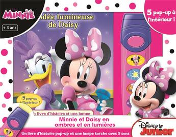 Couverture du livre « Minnie et Daisy en ombres et en lumières ; une idée lumineuse de Daisy » de  aux éditions Pi Kids