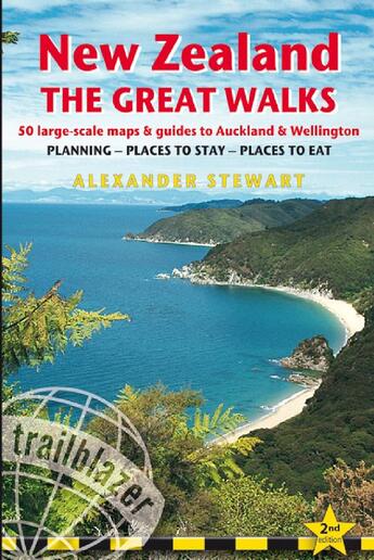 Couverture du livre « New zealand great walks » de  aux éditions Trailblazer