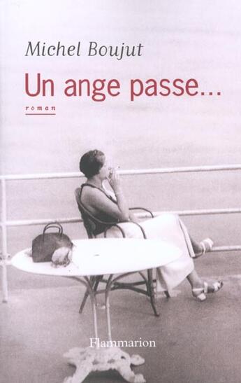 Couverture du livre « Un ange passe... » de Michel Boujut aux éditions Flammarion