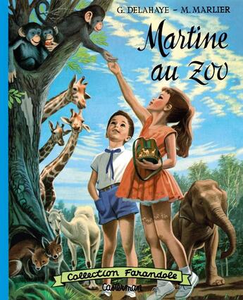 Couverture du livre « Martine au zoo » de Delahaye/Marlier aux éditions Casterman