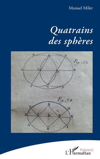 Couverture du livre « Quatrains des sphères » de Manuel Miler aux éditions L'harmattan