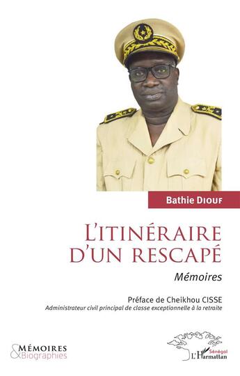 Couverture du livre « L'itinéraire d'un rescapé » de Bathie Diouf aux éditions L'harmattan