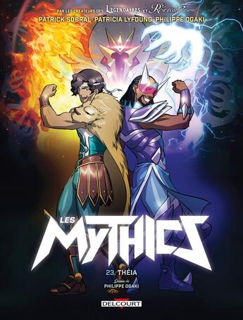 Couverture du livre « Les Mythics T23 : Théia » de Philippe Ogaki et Patrick Sobral et Patricia Lyfoung et Arturo Perez Orts aux éditions Delcourt