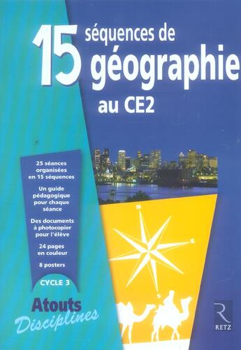 Couverture du livre « 15 sequences de geo au ce2. » de Arnaud/Darcy/Gil aux éditions Retz