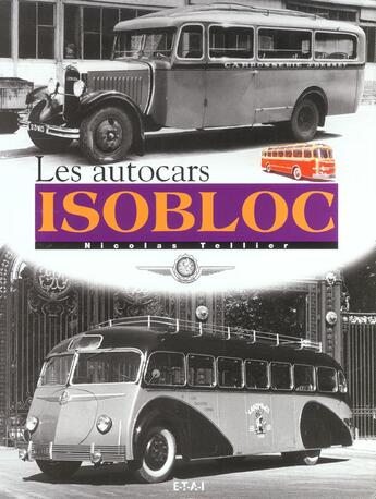 Couverture du livre « Les autocars isobloc » de Nicolas Tellier aux éditions Etai