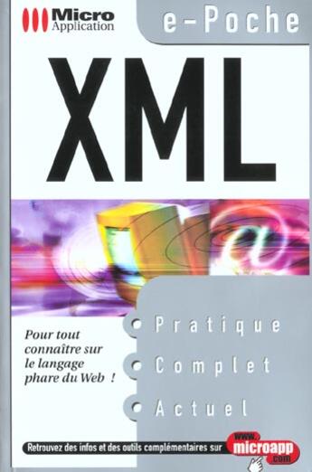 Couverture du livre « Poche Xml » de Pinhel Lejeune aux éditions Micro Application