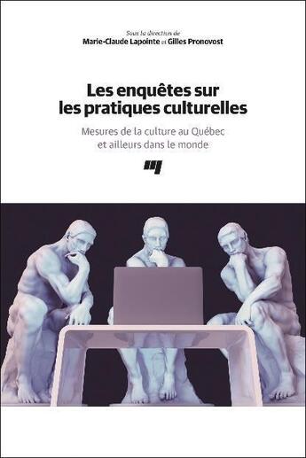 Couverture du livre « Les enquêtes sur les pratiques culturelles : mesures de la culture au Québec et ailleurs dans le monde » de Gilles Pronovost et Marie-Claude Lapointe aux éditions Pu De Quebec