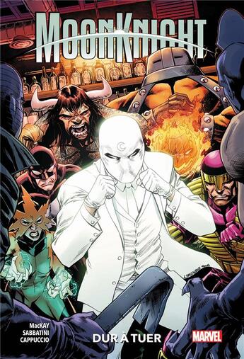 Couverture du livre « Moon Knight Tome 2 : Dur à tuer » de Jed Mackay et Alessandro Cappuccio et Federico Sabbatini aux éditions Panini