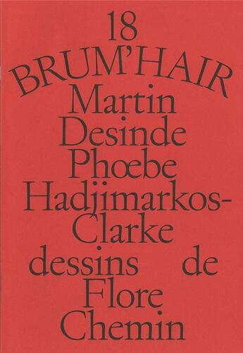 Couverture du livre « 18 brum'hair » de Desinde/Phoebe/Chemi aux éditions Rotolux Press