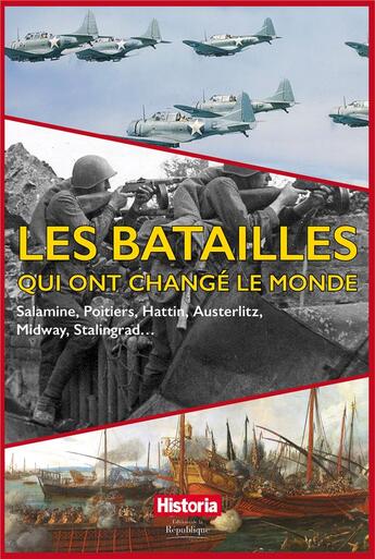 Couverture du livre « Les batailles qui ont changé le monde ; Salamine, Poitiers, Hattin, Austerlitz, Midway, Stalingrad » de  aux éditions Ophrys