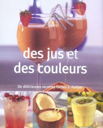 Couverture du livre « Jus et des couleurs (des) » de  aux éditions Parragon