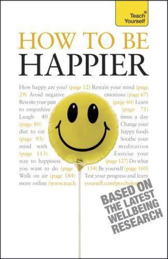 Couverture du livre « How To Be Happier: Teach Yourself » de Jenner Paul aux éditions Hodder Education Digital