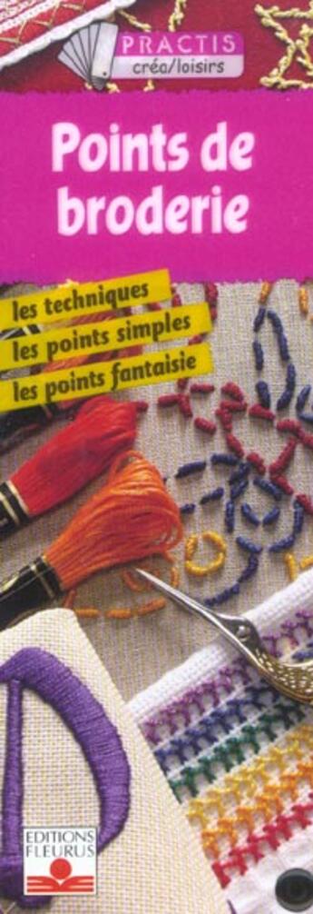 Couverture du livre « Points de broderie » de  aux éditions Mango