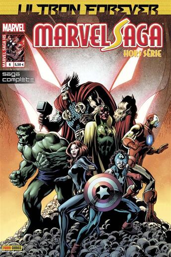 Couverture du livre « Marvel saga t.6 : Ultron forever » de Al Ewing aux éditions Panini Comics Mag