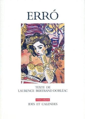 Couverture du livre « Erro » de Bertrand Dorleac L. aux éditions Ides Et Calendes