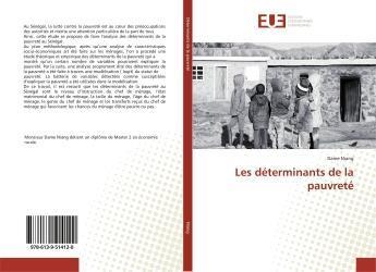 Couverture du livre « Les determinants de la pauvrete » de  aux éditions Editions Universitaires Europeennes