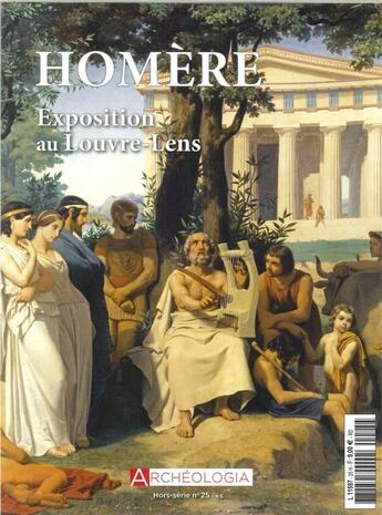 Couverture du livre « Archeologia hs n 25 homere - mars 2019 » de  aux éditions Archeologia