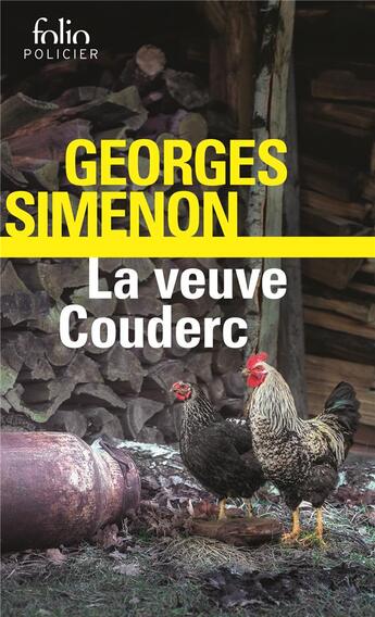 Couverture du livre « La veuve Couderc » de Georges Simenon aux éditions Folio