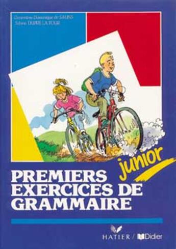 Couverture du livre « P.E.G Junior ; 1ers Exercices De Grammaire Junior » de G-D Salins et S Dupre La Tour aux éditions Didier