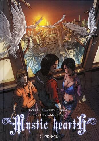 Couverture du livre « Mystic hearth t.1 ; un vol de colombes » de Micaela Tangorra et Andres Mossa et Mossa et Tommaso Bennato aux éditions Clair De Lune