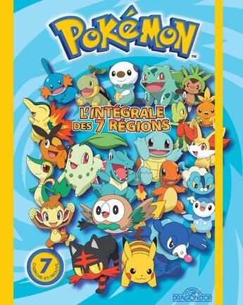 Couverture du livre « Pokémon ; l'intégrale des 7 régions » de  aux éditions Les Livres Du Dragon D'or