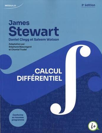 Couverture du livre « Calcul différentiel (3e édition) » de James Stewart aux éditions Modulo