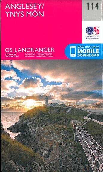 Couverture du livre « Anglesey ynys mon » de  aux éditions Ordnance Survey