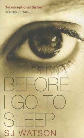 Couverture du livre « Before I go to sleep » de Steven J. Watson aux éditions Black Swan