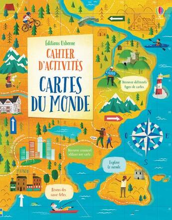 Couverture du livre « Cartes du monde ; cahiers d'activités » de  aux éditions Usborne