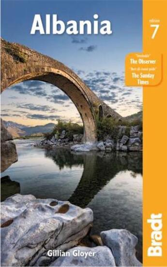 Couverture du livre « ALBANIA - 7TH EDITION » de Gillian Gloyer aux éditions Bradt