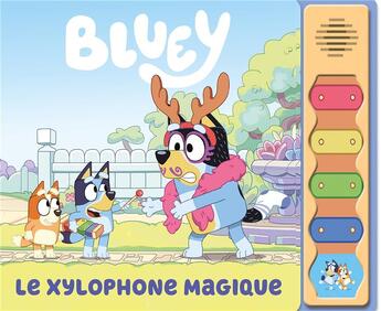 Couverture du livre « Bluey - mon livre xylophone » de  aux éditions Hachette Jeunesse