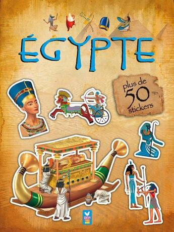 Couverture du livre « Egypte ; autocollants documentaires » de  aux éditions Deux Coqs D'or