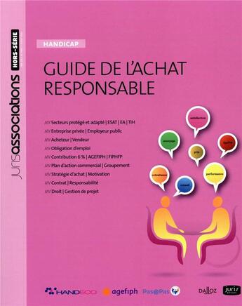 Couverture du livre « Guide de l'achat responsable ; handicap (3e édition) » de Pierre Aldrovandi et Joseph Ramos et Collectif aux éditions Juris Editions