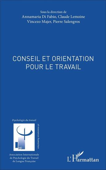 Couverture du livre « Conseil et orientation pour le travail » de  aux éditions L'harmattan