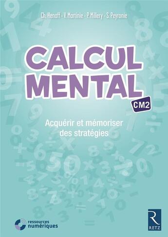 Couverture du livre « Calcul mental cm2 + cd-rom » de  aux éditions Retz