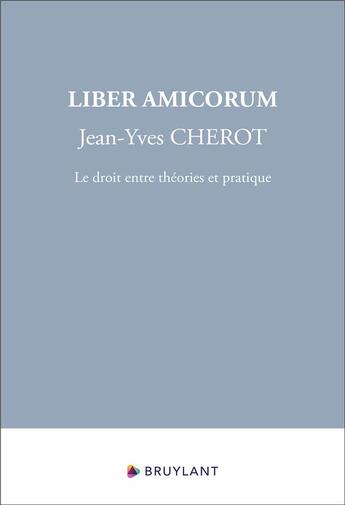 Couverture du livre « Liber Amicorum Jean-Yves Cherot : Le droit entre théories et pratique » de Valerie Michel aux éditions Bruylant