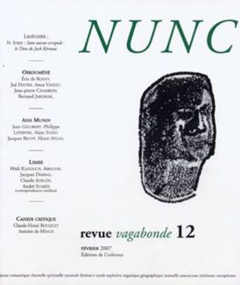 Couverture du livre « Revue nunc n.12 : Gillibert, Lefebvre, Suied, Ricot & Atlan » de Revue Nunc aux éditions Corlevour