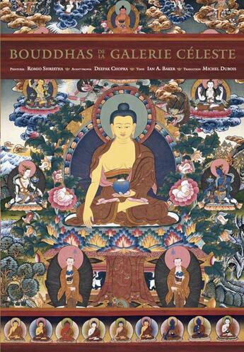 Couverture du livre « Les Bouddhas de la galerie céleste » de Ian A. Baker et Romio Shrestha aux éditions Synchronique