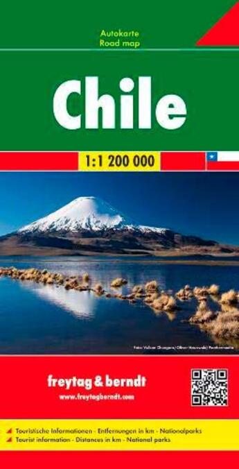 Couverture du livre « Chile ; road map » de  aux éditions Freytag Und Berndt