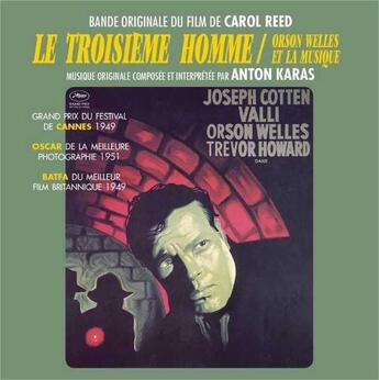 Couverture du livre « Le troisieme homme - bande originale du film - cd » de Anton Karas aux éditions Jade